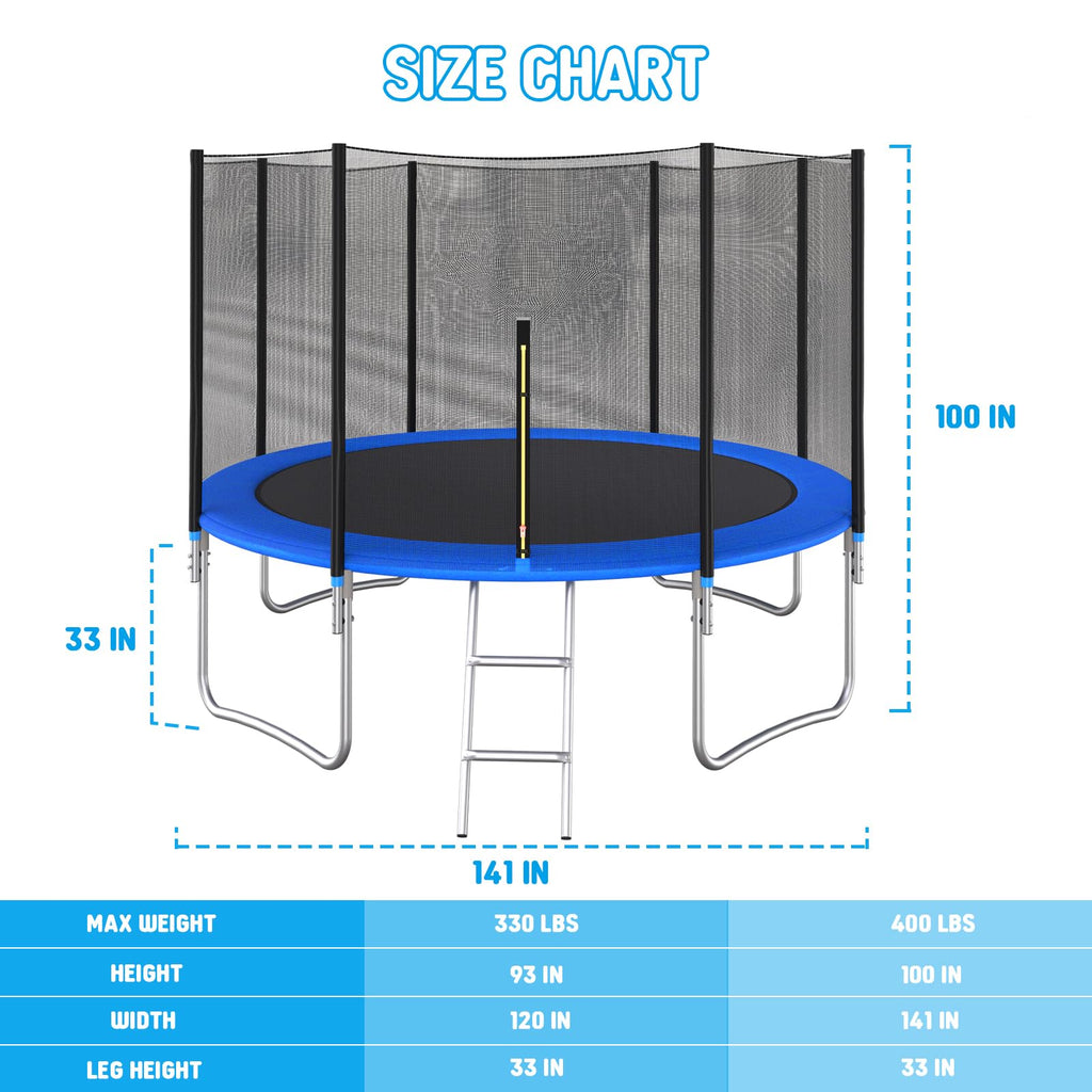 Evedy Trampoline Trampolines Recreational Enclosure