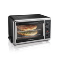 Hamilton Beach Countertop Oven with Convection and Rotisserie, Baking, Broil, Extra Large Capacity, Silver, 31100D