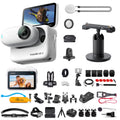 Insta360 GO 3 32GB Tiny Mighty Action Camera, Weighs 35g, Waterproof, Stabilization, POV Capture, with Charge Case and Wearable Camera Accessories + Mount Adapter + 50-in-1 Accessory Kit
