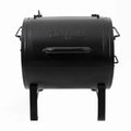® Portable Charcoal Grill and Side Fire Box Attachment for Texas-Style Offset Smoking Methods with 250 Cooking Square Inches in Black, Model E82424