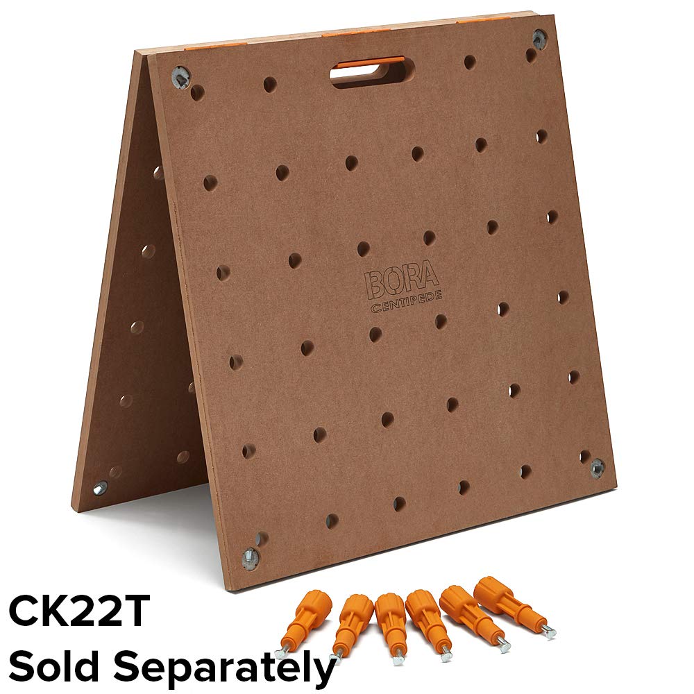 Bora Centipede 2x4 Feet Work Stand and Portable Table Sawhorse Support with Folding Collapsible Steel Legs