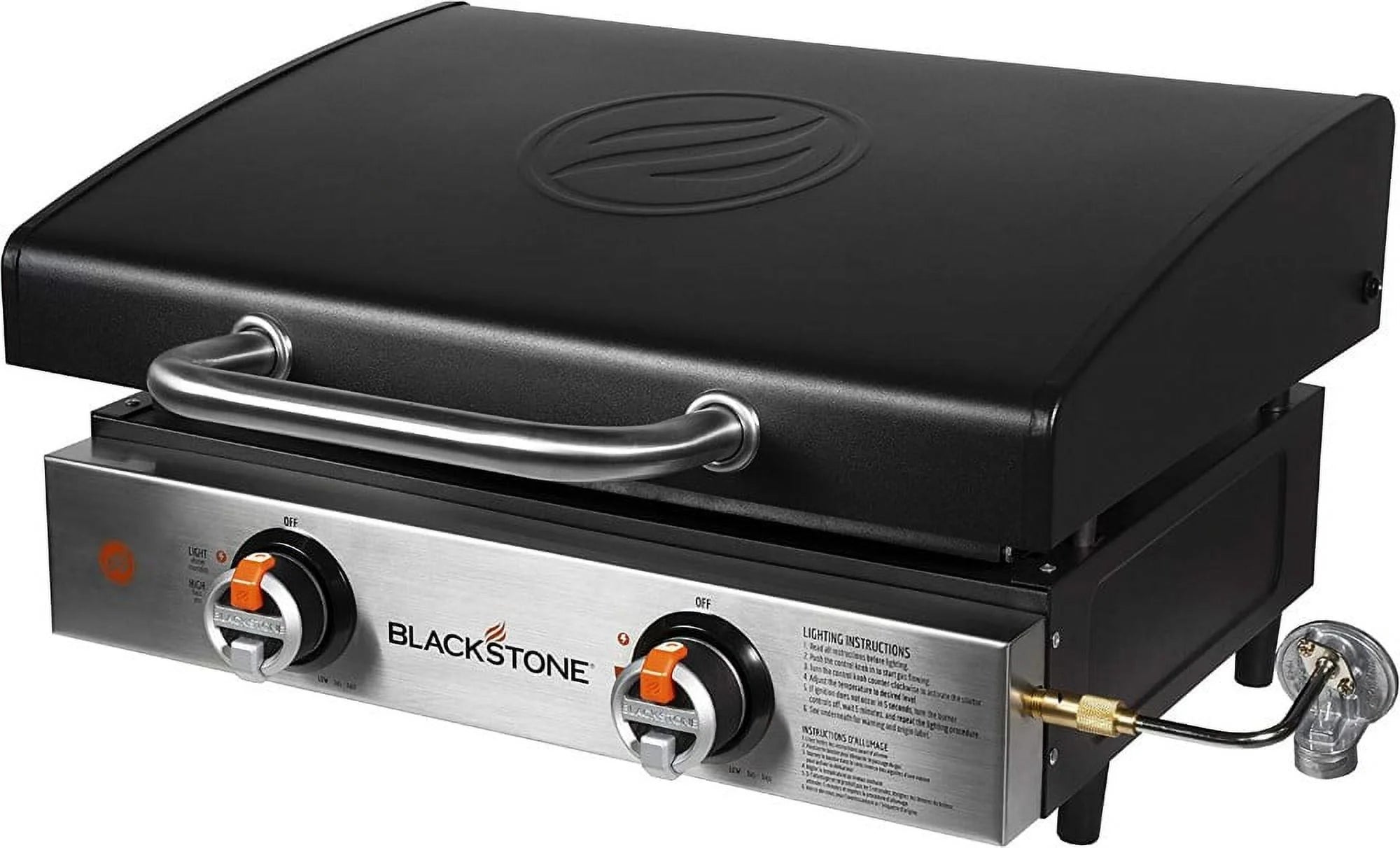 Blackstone 2-Burner 22" Tabletop Griddle with Hood Propane