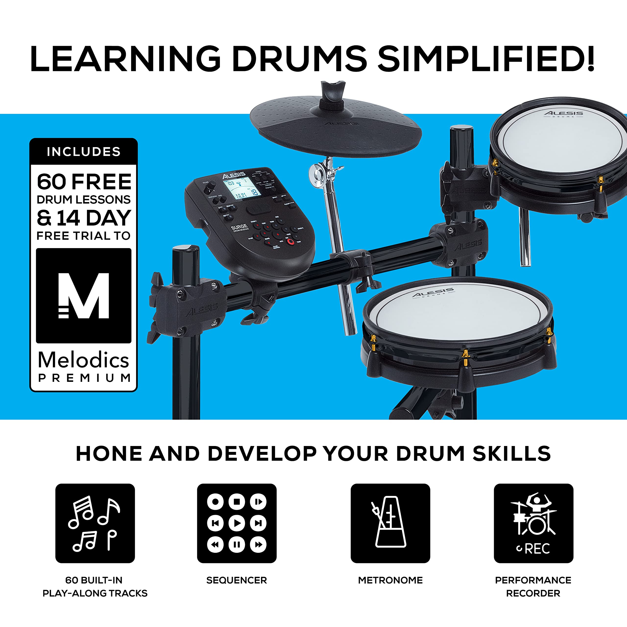 Alesis Drums Surge Essentials Bundle