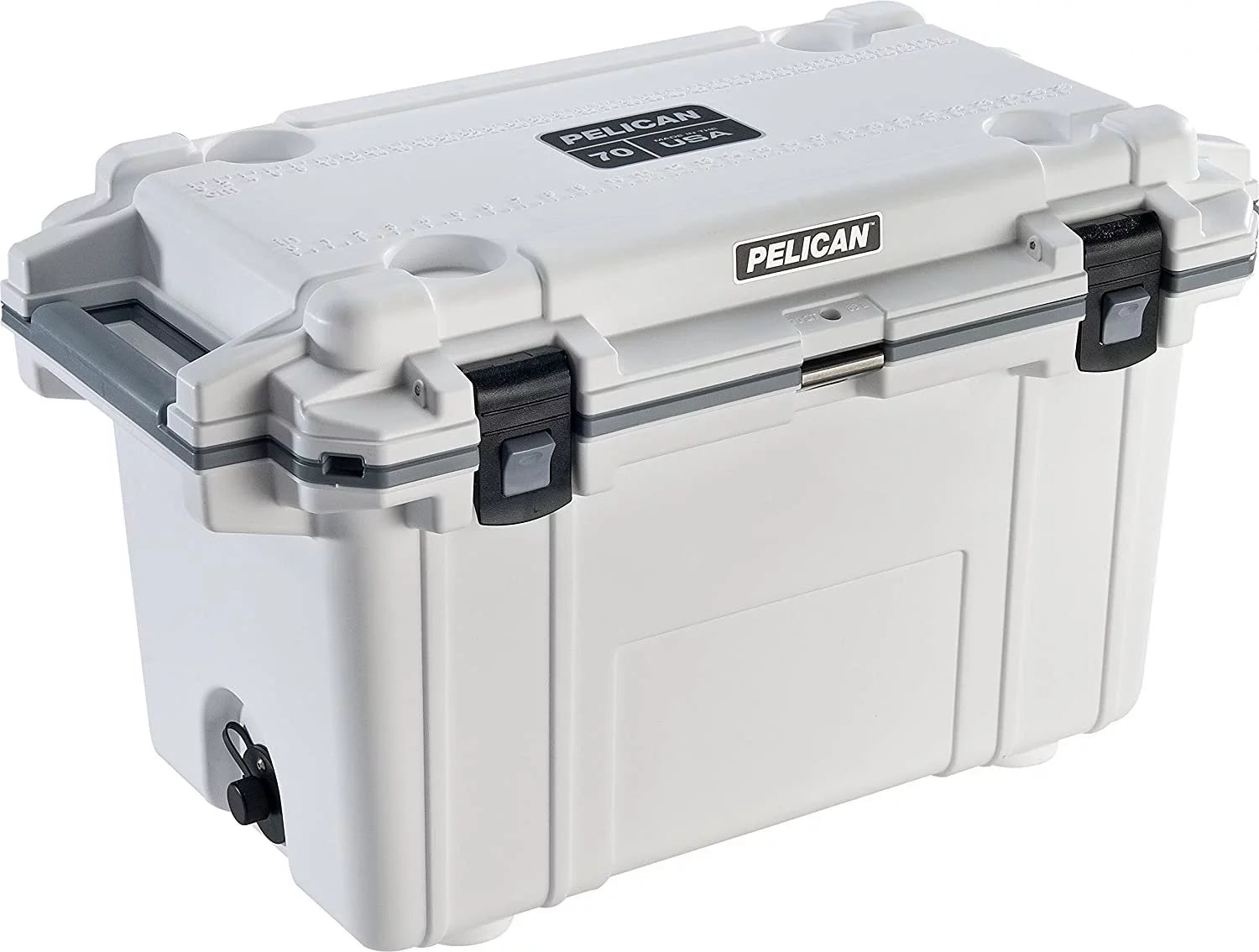 Pelican Elite 70 Quart Cooler White/Gray