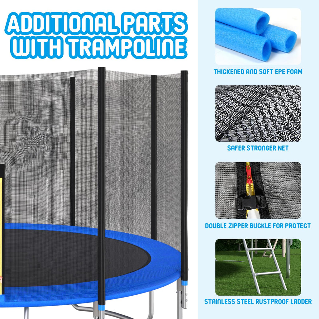 Evedy Trampoline Trampolines Recreational Enclosure