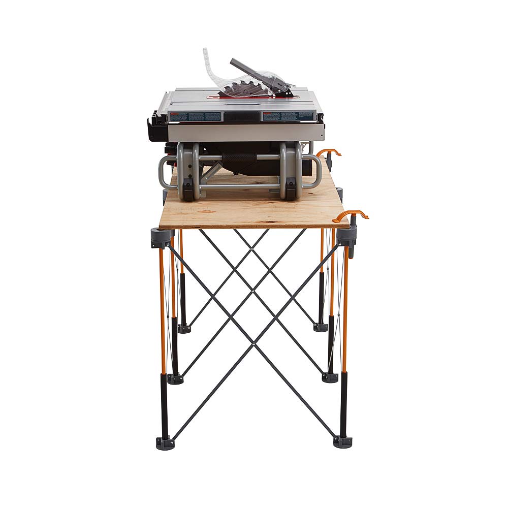 Bora Centipede 2x4 Feet Work Stand and Portable Table Sawhorse Support with Folding Collapsible Steel Legs