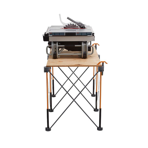 Bora Centipede 2x4 Feet Work Stand and Portable Table Sawhorse Support with Folding Collapsible Steel Legs