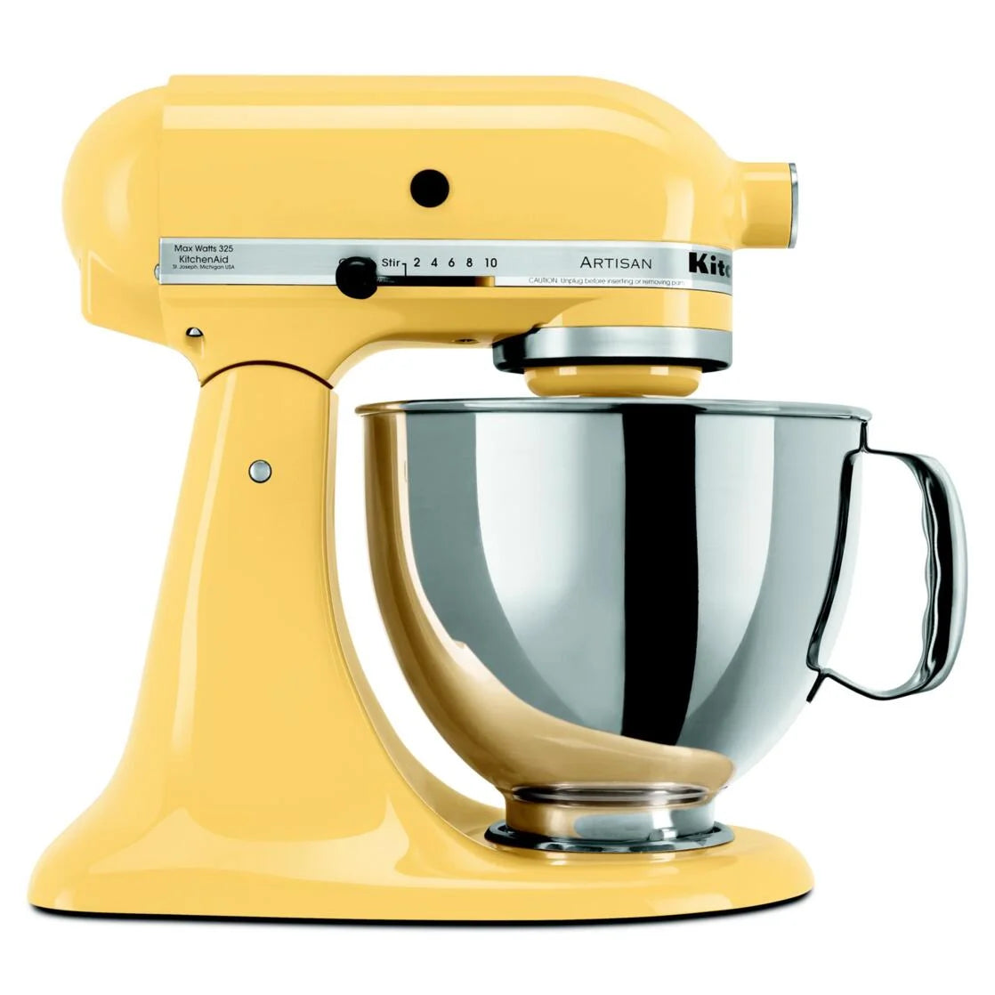 KitchenAid® Artisan® Series 5 Quart Tilt-Head Stand Mixer,  Majestic Yellow, KSM150PS