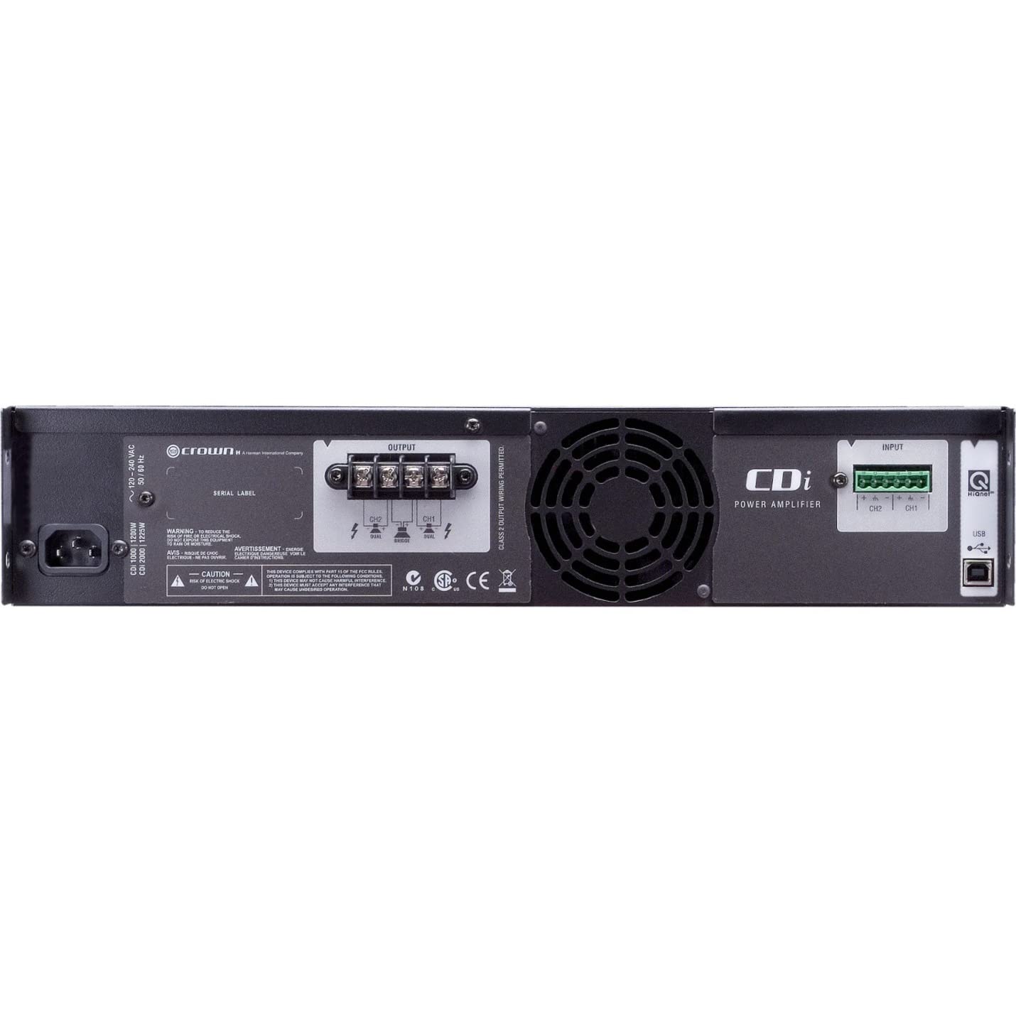 Crown CDi 2000 Two Channel Amplifier