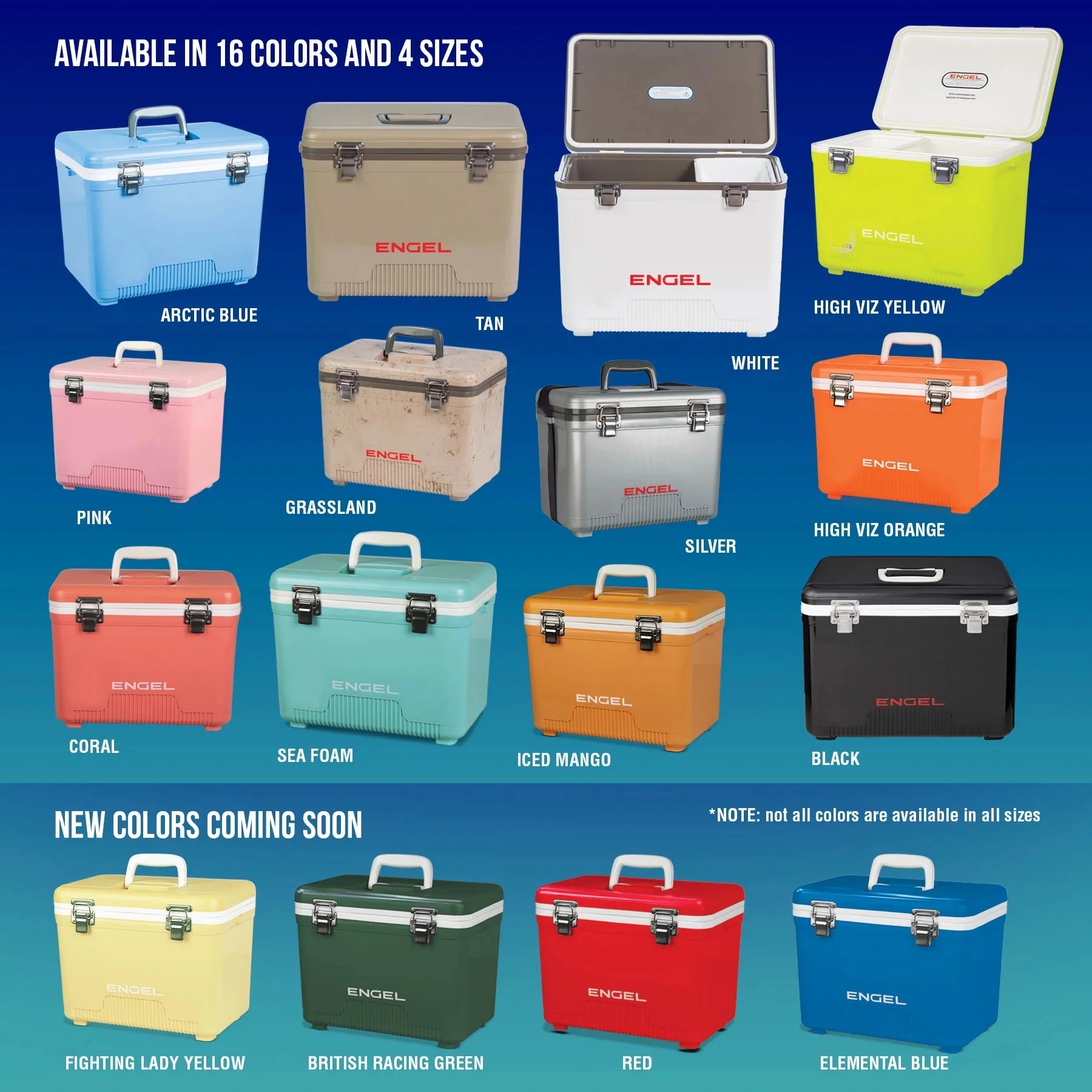 ENGEL 13 Qt Leak-Proof Compact Insulated Drybox Cooler - Silver