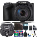 Canon PowerShot SX420 IS Built-In Wi-Fi with NFC 20MP Digital Camera 24GB Accessory Kit BLACK