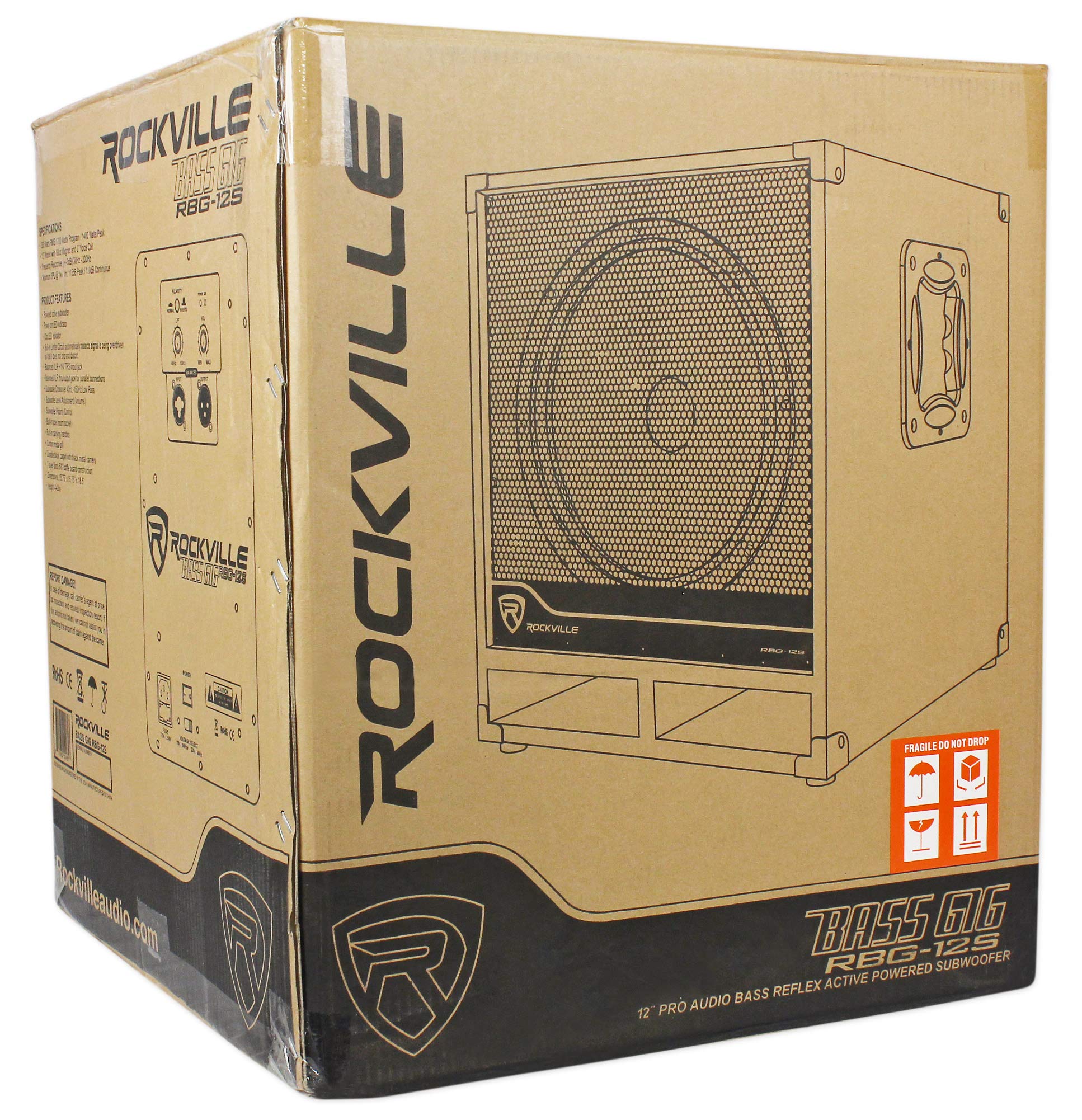 Rockville RBG12S Active Powered Subwoofer