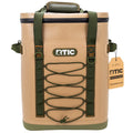 RTIC 36 Can Backpack Cooler, Leakproof Ice Chest Cooler with Waterproof Zipper, Tan