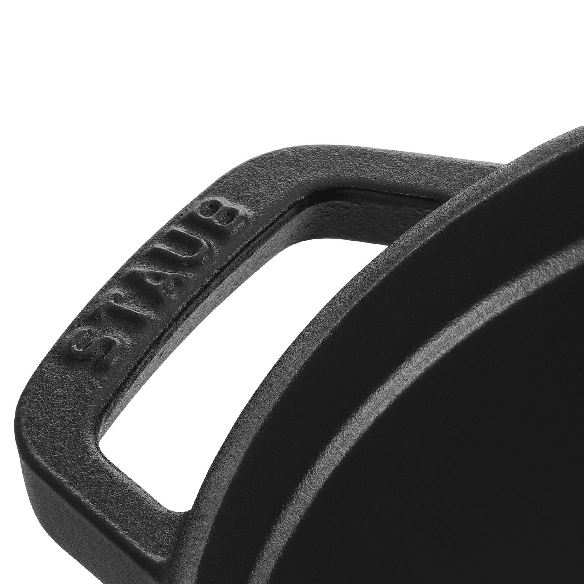 Staub Cast Iron 7-qt Round Cocotte - Black Matte