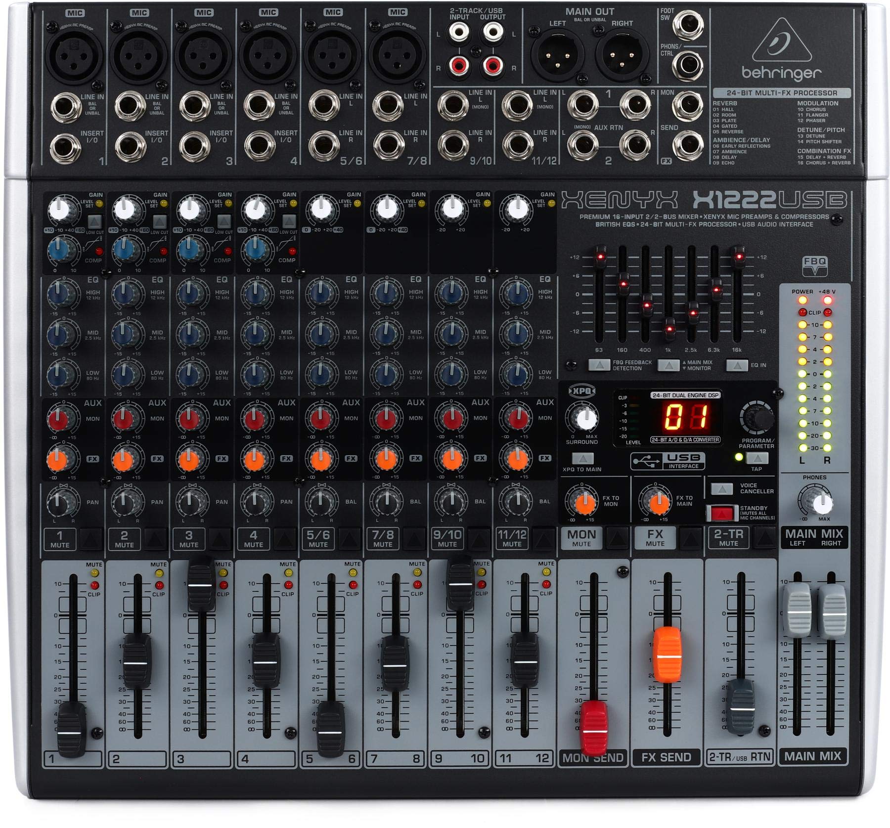Behringer X1222USB Premium 16 Input Interface