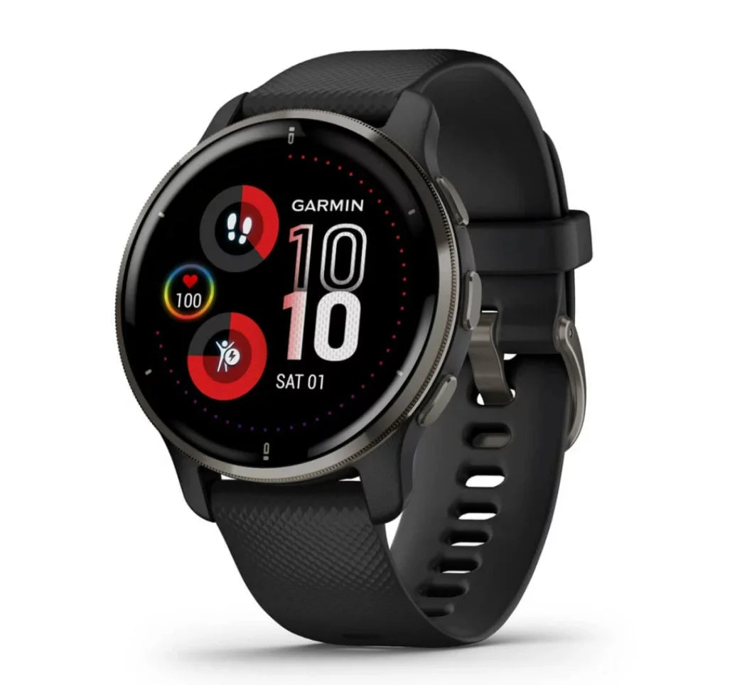 Restored Garmin G010-N2496-01 Venu 2 Plus Passivated GPS Smartwatch Black - Certified (Refurbished)
