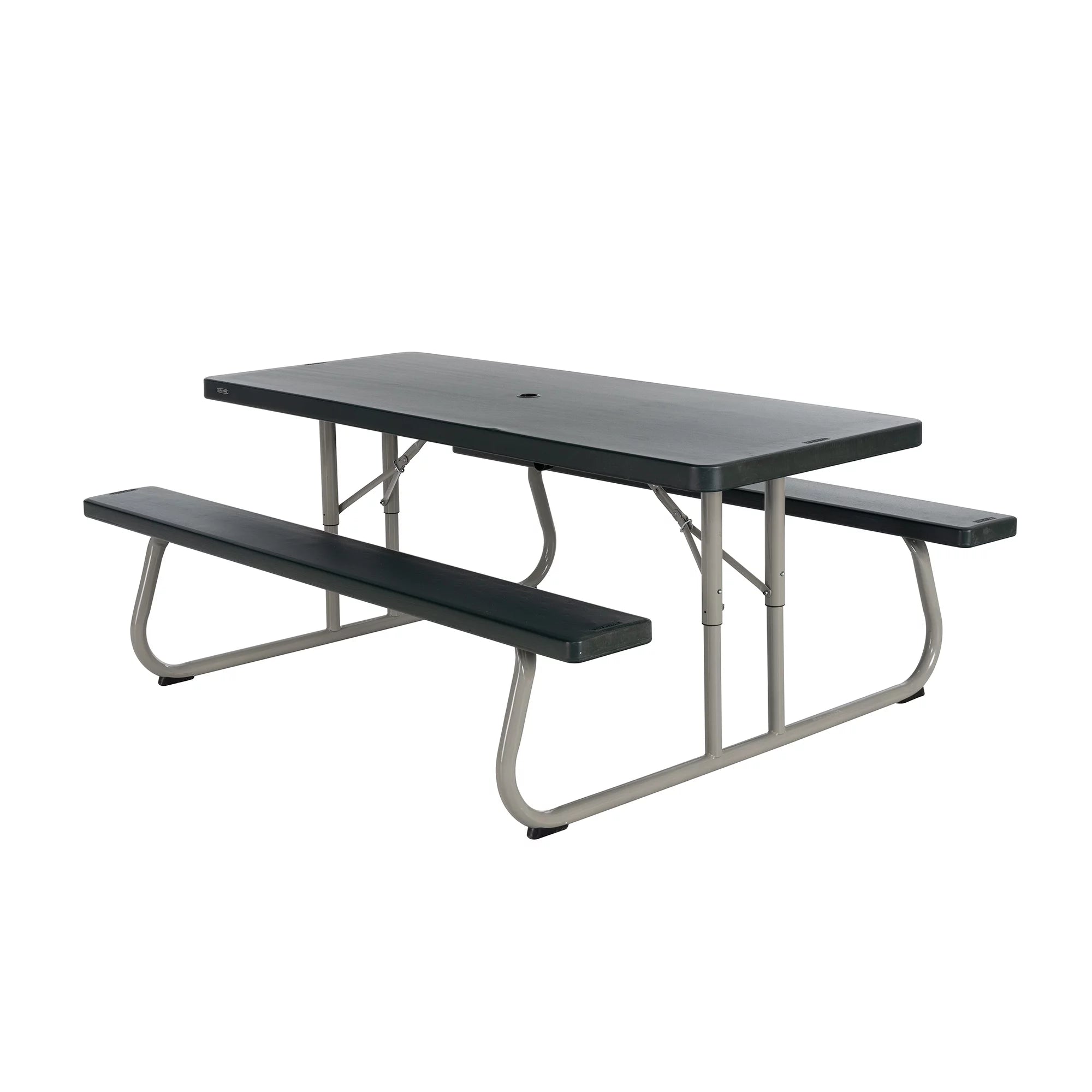 Lifetime 6 Foot Polyethylene Picnic Table, Hunter Green (22123)