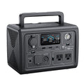 BLUETTI - EB3A 600W 268Wh LiFePO4 Power Station for Camping, Home Use, Emergency - Gray