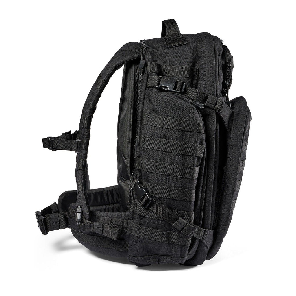 5.11 Work Gear Backpack  Rush 72 2.0  Pack and Laptop Compartment, 55 Liter, Large, Style 56565  Black