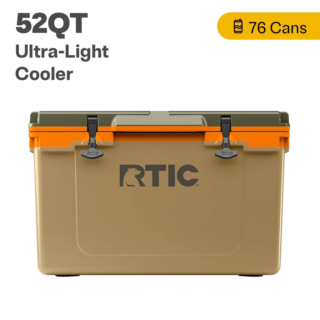 RTIC 52 QT Ultra-Light Hard-Sided Ice Chest Cooler, Trailblazer, Fits 76 Cans