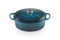 Le Creuset Enameled Cast Iron Signature Oval Dutch Oven, 5 qt. , Deep Teal