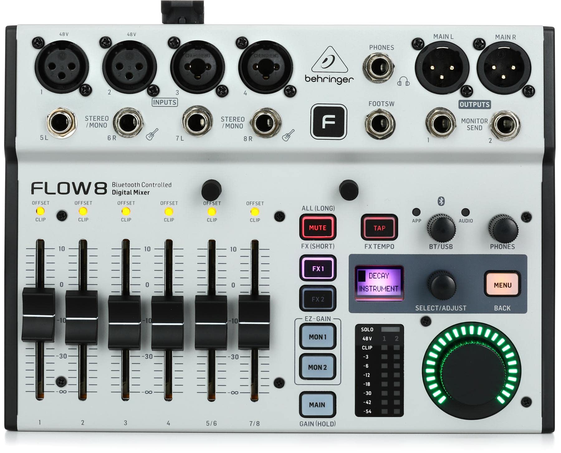 Behringer 8 input Digital Mixer Bluetooth